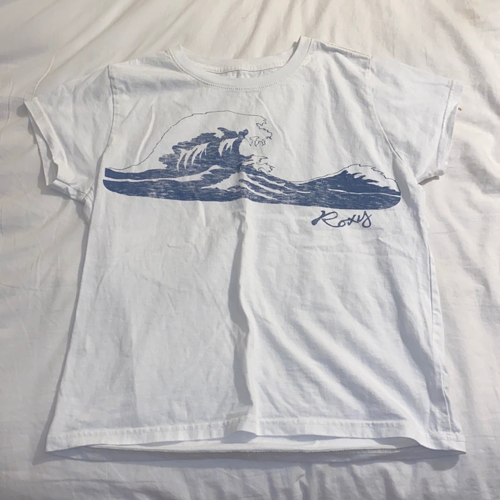 Distressed White Wave T-shirt